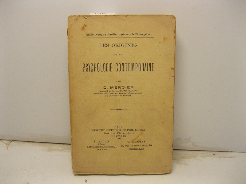 Les origines de la psychologie contemporaine